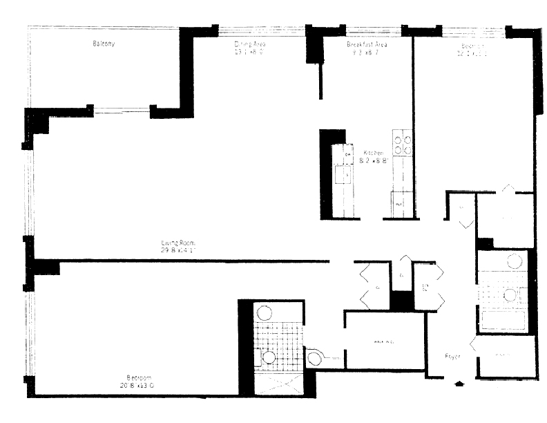 A floor plan kl